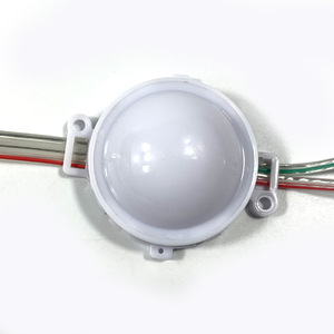 Panneau d'affichage à injection transparent étanche RGB Flash DC12V <span class=keywords><strong>Petit</strong></span> affichage électronique <span class=keywords><strong>Pixel</strong></span> Lighting Round RGB Module Leds Balls - Product Image 1