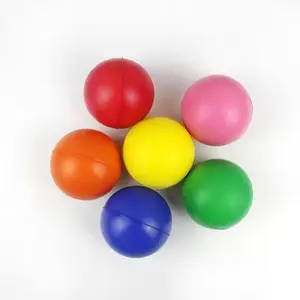 PU Round Ball Multiple Colors Accept Customized Logo Pressure-Relief Toys Safe Non Toxic