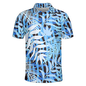 Polo de golf personalizado gratis, logotipo impreso, secado rápido, sublimación de poliéster, Polo corto de golf para hombre - Product Image 5