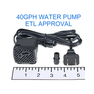 JR-150 3.2W à faible bruit <span class=keywords><strong>Mini</strong></span> 120V 220-240V DC sans brosse ménage Submersible refroidisseur pompe à eau pour climatiseur, <span class=keywords><strong>Aquarium</strong></span> - Product Image 2