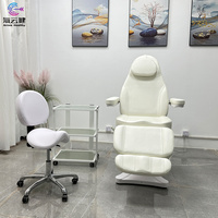 Chaise faciale motorisée meubles de chambre lit lit électrique portable civière esthétique professionnelle chaise de salons de beauté