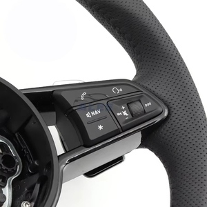 Volant en cuir personnalisé <span class=keywords><strong>S</strong></span> <span class=keywords><strong>Line</strong></span> pour <span class=keywords><strong>Audi</strong></span> <span class=keywords><strong>A4</strong></span> A6 Q5 RS4 S5 S7 C7 A3 8P - Product Image 4