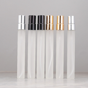 10ml Empty <b>Glass</b> Perfume Tester <b>Bottles</b> Empty Screw Refillable Round Frosted <b>Glass</b> <b>Bottles</b> - Product Image 3