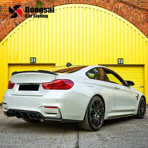 Ala di coda del labbro del tronco posteriore dello Spoiler della coda di anatra della fibra del carbonio asciutta di stile CS per BMW F82 M4 CS GTS 2014-2020