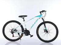 VTT VTT pour hommes 21 vitesses 26 pouces cadre en acier à haute teneur en carbone freins à disque jantes en alliage d'aluminium absorption des chocs et charge de 160kg