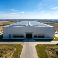 Entrepôt préfabriqué modulaire en acier galvanisé, fabricant de bâtiments, conception personnalisée disponible