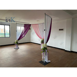 ท่อเพดานแบบยืดหดได้และผ้าม่านสำหรับตกแต่งงานแต่งงานและงานอีเว้นท์ - Product Image 4