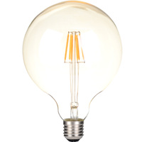 Ampoule LED à filament Shineu Glass E27, style Edison, design sphérique miroir, température de couleur 2700K/4100K, IRC 80, pour usage résidentiel et jardin.