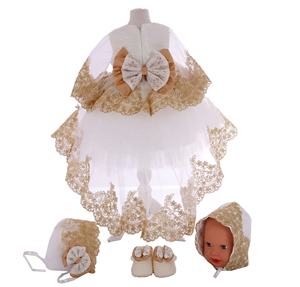 Vestidos de Fiesta Modernos de Encaje y Gasa con Estampado Floral sin Mangas y Cuello Redondo para Bebés Niñas de 1 Año, Venta al por Mayor - Product Image 2