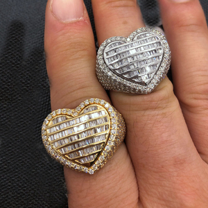 <span class=keywords><strong>2023</strong></span> cadeau <span class=keywords><strong>de</strong></span> <span class=keywords><strong>la</strong></span> saint-valentin femmes 5A zircon cubique CZ glacé Bling <span class=keywords><strong>bague</strong></span> en forme <span class=keywords><strong>de</strong></span> coeur pour les mariages et les fêtes - Product Image 1