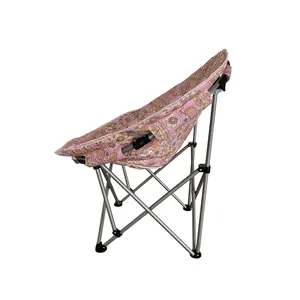 Silla de playa plegable de aluminio para niños de buena calidad Silla de Luna para acampar