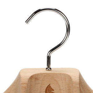 Butler cortesía diseño abrigo comercial pesado deber de Metal de madera de haya de perchas de madera - Product Image 3