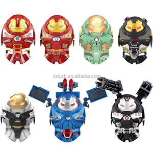 XH1821 MK37 <span class=keywords><strong>Hulkbuster</strong></span> MK39 Colección Animales y Naturaleza, Bloques <span class=keywords><strong>de</strong></span> Construcción Educativos <span class=keywords><strong>de</strong></span> ABS Negro y Dorado <span class=keywords><strong>de</strong></span> 4.5cm para Niños - Product Image 3