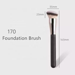 HMU all'ingrosso Vegan Low Moq Liquid Foundation Contour Cream Brush 170 270 370 fondotinta pennello <span class=keywords><strong>per</strong></span> trucco <span class=keywords><strong>pennelli</strong></span> <span class=keywords><strong>per</strong></span> correttore - Product Image 2