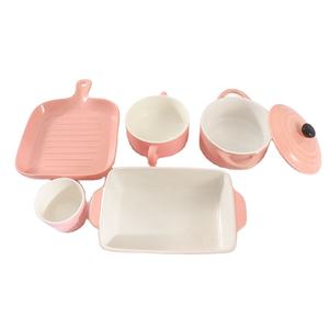 مخصص صغيرة سيراميك زهري صواني للفرن مجموعة فرن صينية فرن ألومنيوم للخبز كعكة السباغيتي تحميص - Product Image 1