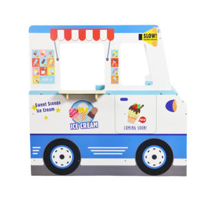 Camión de helado interactivo, juego de simulación de juguete con accesorios, juego de rol educativo para niños pequeños de 2 años en adelante - Product Image 2
