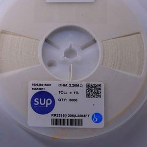 Factory Direct RR3216 1206L2264FT 1206 3216 Resistors Chip Resistors SMD Resistors 2.26Mohm 1% 1/4W Thick Film Resistor - Product Image 1