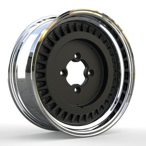 17X6.5 negro satinado Ancho 5X205 ET 6 3 piezas sándwich <span class=keywords><strong>Rueda</strong></span> vintage Coche <span class=keywords><strong>Rueda</strong></span> de 2 piezas Ruedas de aleación forjadas - Product Image 6