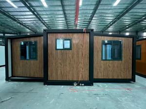 Maisons de luxe préfabriquées en conteneurs, maisons de conteneurs extensibles avec une structure renforcée pliable à double aile - Product Image 3