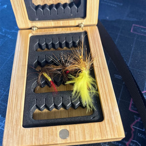 Custom <strong>Wooden</strong> <strong>Fly</strong> Fishing Tackle Lure <strong>Box</strong>