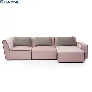 2024 Collecties Kt Shayne Meubels Odm Uitstekende Hoge Kwaliteit Luxe Amerikaanse Stijl Bed Set Sectionele Bank