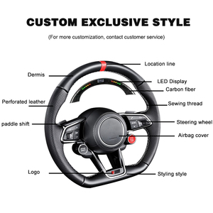 Volante de cuero blanco personalizado a <span class=keywords><strong>precio</strong></span> de fábrica para Volkswagen MK7 MK6 Golf7 <span class=keywords><strong>Polo</strong></span> CC Jetta Tiguan <span class=keywords><strong>GTI</strong></span> R - Product Image 6