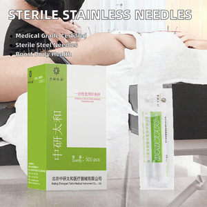 Offre Spéciale : Aiguilles d'<span class=keywords><strong>acupuncture</strong></span> stériles chinoises en acier inoxydable et tube guide, dispositif médical de classe II certifié CE pour usage corporel - Product Image 2