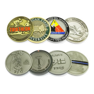 Pièce de médaille personnalisée en alliage de zinc, gravure en laiton 3D, Souvenir d'émail, médaille en métal - Product Image 2