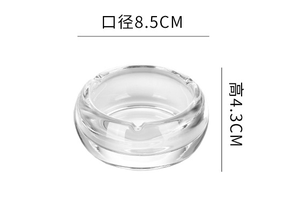 <span class=keywords><strong>Cenicero</strong></span> de Cristal de Diseño Elegante, Redondo, Colorido, con Logotipo Personalizado, para Fumar Cigarros y Tabaco - Product Image 6