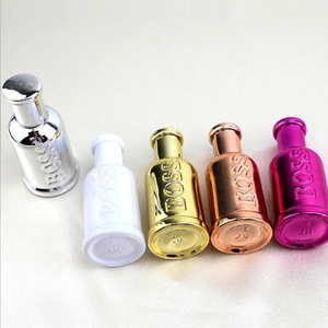 Bouteille de parfum personnalisée en <span class=keywords><strong>cube</strong></span> carré à bas prix Bouteilles en verre de parfum coloré - Product Image 4