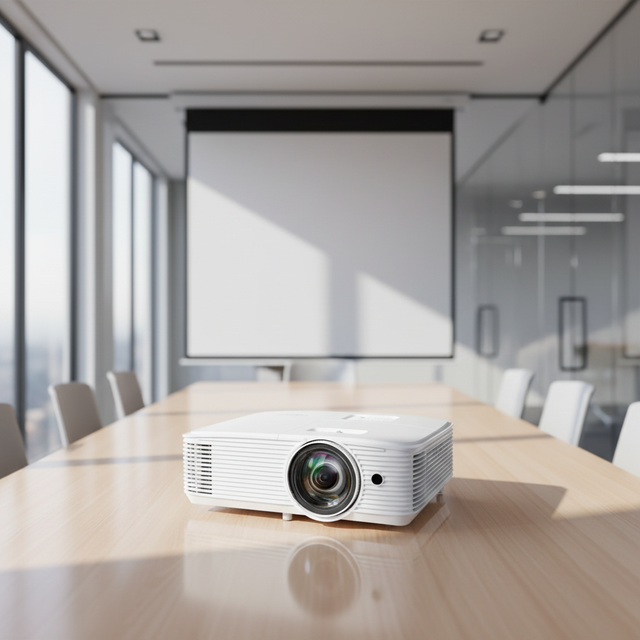 Optoma GT1080HDR Portable DLP 4K Ready Internet Ready Home Cinema Projector Low Noise High Brightness 3800 Lumen Built-in