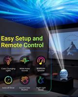 Étoile étoilée dinosaure oeuf projecteur veilleuse BT musique haut-parleur océan vague enfants adultes salle de jeu décoration lampes