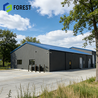 Kits de construction modulaire en acier à longue portée conformes aux normes australiennes pour entrepôts, hôpitaux, garages, hangars et usage commercial