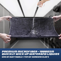 Serviette de lavage auto en microfibre torsadée sans bords 1200 g/m² de qualité supérieure, écologique, super absorbante, séchage rapide, ultra douce pour le detailing automobile