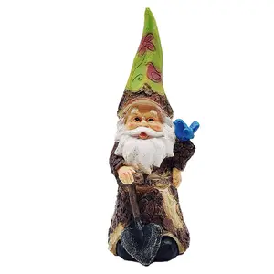 Polyresin/Resin Patung Taman Ornamen Natal Outdoor Gnome Taman Ornamen Natal Ide Kreatif untuk Anak-anak