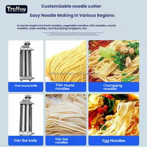 Máquina Comercial Automática para Hacer Pasta Fresca, Laminadora de Masa para Restaurante - Product Image 3
