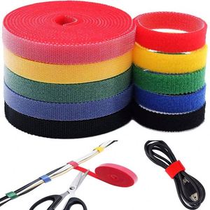 Sangles Velcro en nylon double face, attaches de câbles auto-adhésives en nylon à crochets et boucles, attaches de câbles Velcro personnalisées - Product Image 2