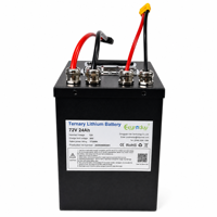 Batterie au lithium personnalisée 72V 24Ah 1728Wh NMC haute puissance pour moto électrique, kart de course, tout-terrain, véhicule ATV