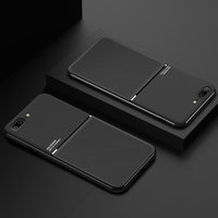 Étui de téléphone mat magnétique antichoc de luxe en gros pour iPhone 7 8 Plus housses d'accessoires de téléphone portable