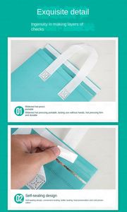Thermal Insulated Non-Woven Cooler Bag Foldable Waterproof Large Capacity Take Away Food Storage Bag - Product Image 6