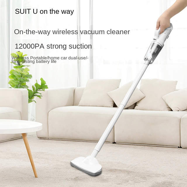 Hot Sale Handheld Cordless Wireless Vacuum Cleaner 12000pa Suction Power, 30 Mins Working Time Litter Cleaning Appliances
