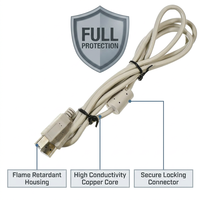 Adaptateur de câble réseau Cat 6 avec isolation PTFE et nylon, produit électrique personnalisé fabriqué par le fabricant
