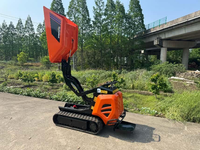 Antspower 2026 Certifié CE, Capacité de charge 600 kg, Mini-dumper sur chenilles à moteur diesel, Vente directe usine