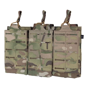 กระเป๋าใส่แม็กกาซีน 5.56 แบบสามช่อง สำหรับเสื้อเกราะยุทธวิธี ชุดเกราะป้องกันตัว กระเป๋าล่าสัตว์ แบบตัดด้วยเลเซอร์ - Product Image 1