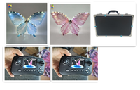 Deux papillons bioniques volants télécommandés avec ailes battantes pour mariage, fête, Pâques
