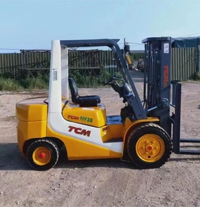 Top vente de haute qualité TCM 30 3 tonnes ferme marque japonaise Isuzu moteur entrepôt utilisé chariot élévateur pas cher chariot élévateur à Combustion interne - Product Image 2