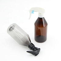 Bouteille pulvérisateur vide en plastique PET de 300 ml, flacon pulvérisateur rechargeable pour emballage de liquides cosmétiques et de nettoyants