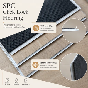 Pavimento in PVC Vinilico a Incastro LVT LVP SPC di Lusso, Spessore 5mm 6mm 7mm 8mm, Impermeabile, con Nucleo Rigido, Effetto Spina di Pesce, Campioni Gratuiti - Product Image 6