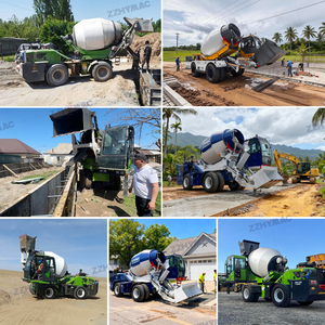 3 mét khối xe tải trộn bê tông bệnh viện khu cải tạo tiếng ồn thấp tự tải xe tải trộn bê tông - Product Image 3