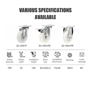 Qualidades Produto Rodízio e Roda de <span class=keywords><strong>100mm</strong></span> Máquina Rodízio <span class=keywords><strong>Industrial</strong></span> Durable Plate Trolley Rodas <span class=keywords><strong>Caster</strong></span> - Product Image 4